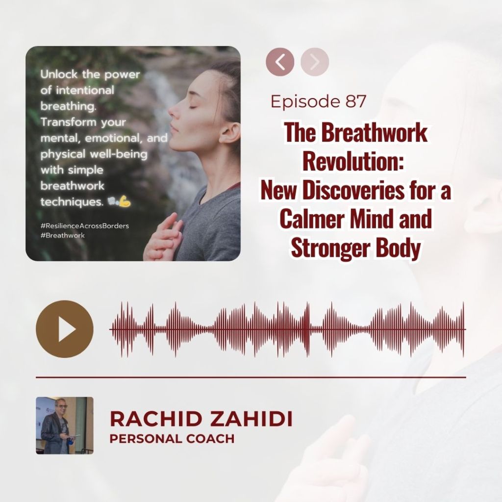 Podcast Episode 87: "The Breathwork Revolution: New Discoveries for a Calmer Mind and Stronger Body" with host Rachid Zahidi.